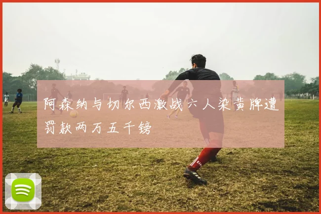 阿森纳与切尔西激战六人染黄牌遭罚款两万五千镑